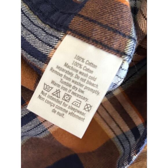 JANIE & JACK Boy’s Plaid Flannel Shirt / Size: Small - Picture 4 of 7